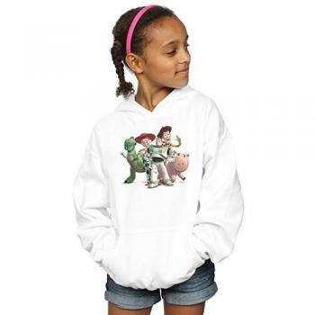 Toy Story 4 Junior Explorer Hoodie – White for Girls