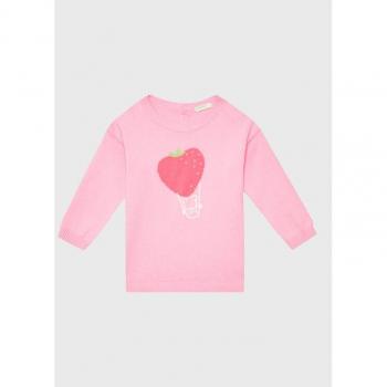 Benetton Regular Fit Pullover in Rosa