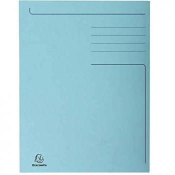 Cartelline a 3 lembi Forever® 24,5x35 cm azzurro conf. 50 pezzi