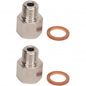 Émetteur de Pression NPT Femelle 1/8, Adaptateur M10 X 1.0 – Manomètre Étanche en Acier Inoxydable pour Voiture