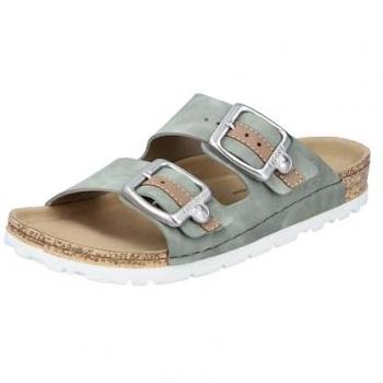 Rieker Dollaro 69850-52 – Grüne Pantoletten, Größe 52, Farbvarianten Mint & Beige