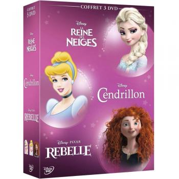 Cendrillon, La Reine des Neiges et Rebelle – Pack Premium