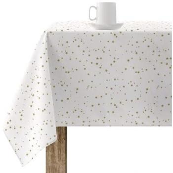 Mantel Antimanchas De Resina Stars Gold 300x140 cm