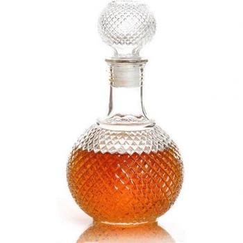 250ml, 500ml, 1000ml Crystal Bottle for Whiskey and Wine with Stopper