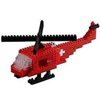 Nano Puzzle 3D Suisse : Hélicoptère Niveau 3, Brixies