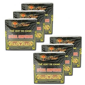 Thé Vert Gunpowder, 6 boîtes – Palmier 250 g