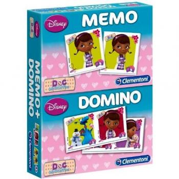 Clementoni 13459.5 – Kombi‑Domino mit Memory‑ und Dokumentationsspiel für die Familie