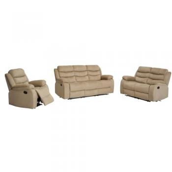 HTI-Living Ecksofa Set Mokka Kirwall