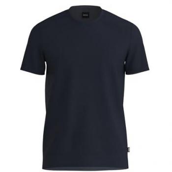 BOSS T-shirt cotone blu taglia S