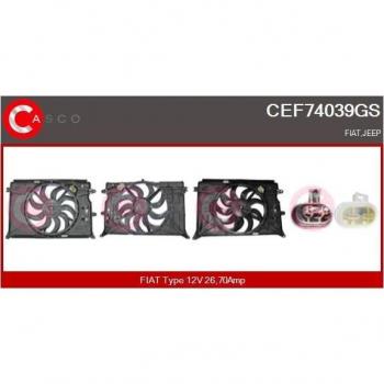 CASCO CEF74039GS Motor de Ventilador para Radiador