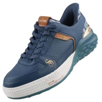 Skechers Uomo Slip‑ins Snoop Dogg: Sizzle – Snoop Sizzle Toke Slip‑Ins Sneaker in Blu Navy Blue, Taglia 42