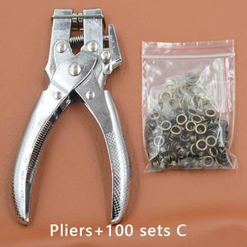 Multi-Color Eyelet Leverage Pliers Set
