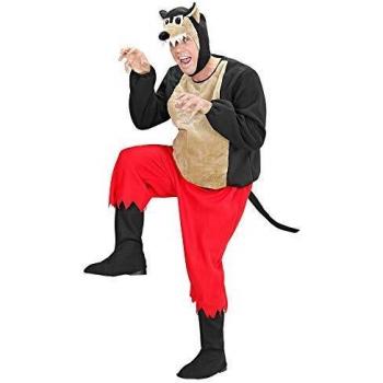 Déguisement de Loup Noir et Multicolore