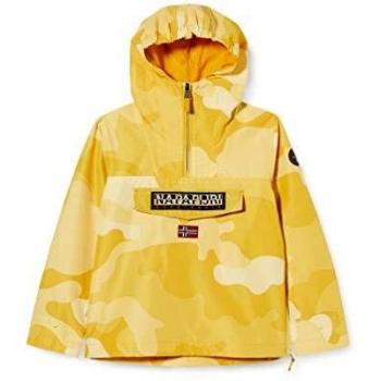 Napapijri Jungen K Rainforest Jacke, Camo Gelb, 104