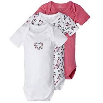 Kurzärmel‑Body‑Set für Babys, 3 Stück, Größe 50