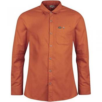 Lundhags Outdoor-Männerhemd Ekren Solid LS, L Amber Edition