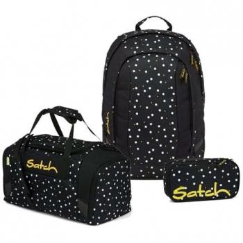 Satch Schulrucksack AIR Lazy Daisy 3-teilig mit Laptop-Fach