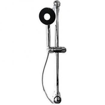 Ensemble de douche complet avec douchette, porte-savon et fixation murale