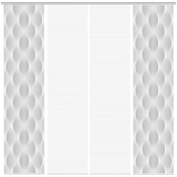 Schiebegardine VISION S VOLARE, grau, B:60cm H:260cm, DIGITALDRUCK