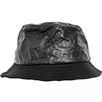 Cappello Unisex Flexfit Crinkled Paper Nero Taglia Unica