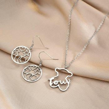 Set de Joyería Oso Minimalista
