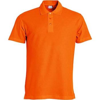 Basic Poloshirt für Herren in Orange, Größe XL