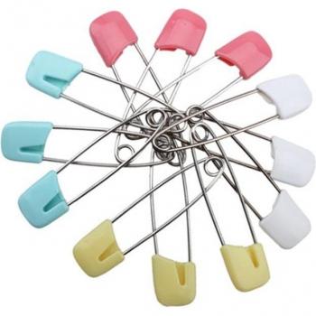 12Pcs Safety Pins for Cloth Diapers