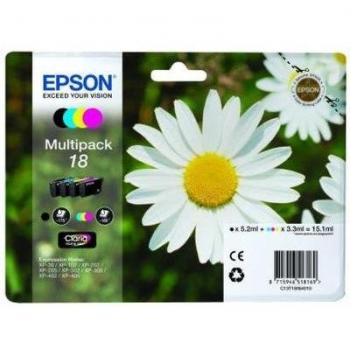 Cartucho Inyección Epson 18 Claria XP-405 Black/Color