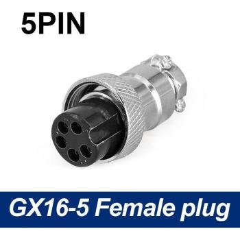 5/8 GX16 Female Pin Connector