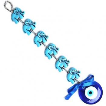 Turkish Blue Eye Elephant Team Car Decoration