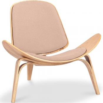 Fauteuil Scandinave Lucy Crème