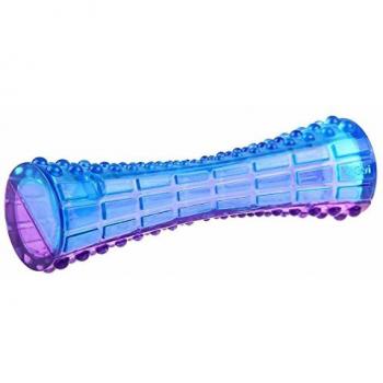 PetBrands GiGwi Small Johnny Stick Dog Squeaker Toy (Transparent Purple/Blue)
