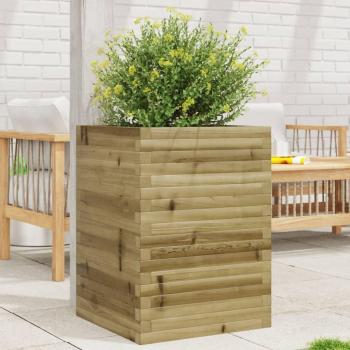 VidaXL Pine Garden Planter 50x50x68.5 cm