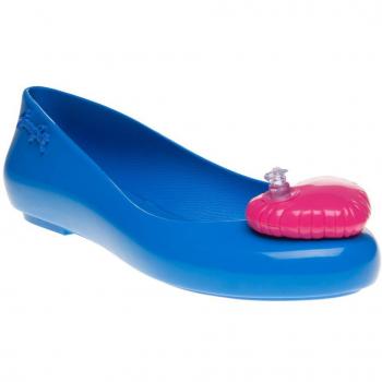 Space Love Heart Donna Melissa Jeremy Scott Scarpe Blu