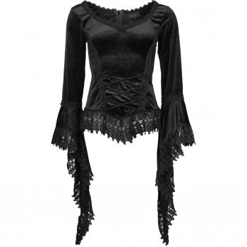 Mystic Black Gothic Top