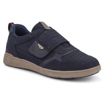 Men's Navy FlexComfort Wide-Sole Shoes – Size 7