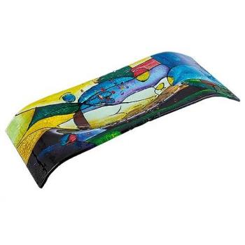 Dekoschale CASABLANCA BY GILDE Schale Magic, bunt, B:13cm H:89cm T:16cm, Glas, Dekoschalen