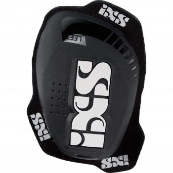 Knie-Schleifer Set IXS RS‑1000 – Schwarze Schiene, weiße Beschichtung, Unisex