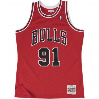 Bulls Rojo 91 Mitchell & Ness Swingman
