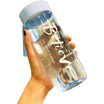 600ml Sportieve Waterfles BPA-vrij Lekvrije Plastic Fles voor Actieve Levensstijl MAZI888