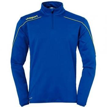 Haut zippé Uhlsport Stream 22 Enfant, Bleu Azur/Jaune, 104