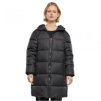 Urban Classics Women's Long Black Puffer Coat