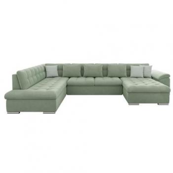 Sofá rinconero Comfivo 128, Uttario Velvet 2954, función de descanso, 348x205x76cm