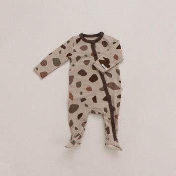 Colorful Long Sleeve Infant Romper