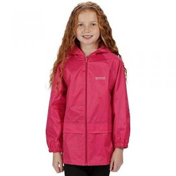 Regatta Stormbrk Regenjacke, Unisex Kinder, Rosa, EU : 158