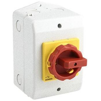 Siemens Lasttrennschalter Rot, Gelb 3polig 6 mm² 16 A 1 Schließer, 1 Öffner 690 V/AC