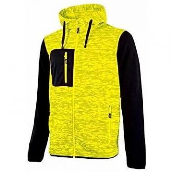 Felpa U-Power Rainbow Giallo Fluo Taglio S