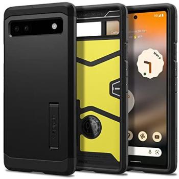 Protection Mobile Spigen – Tough Armor Noir – Pixel 6a