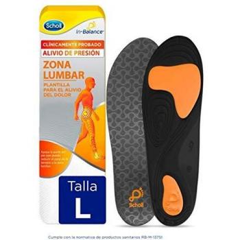 Scholl Plantilla Zona Lumbar Talla L 1 Pair