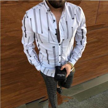 Casual Herrenhemd in Schwarz